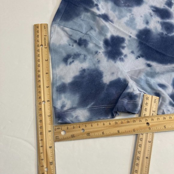Tie Dye T-shirt Crew Neck Short Sleeve  Medium Blue - Picture 11 of 12